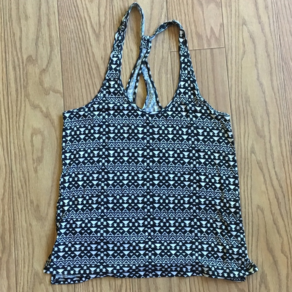 Aztec Criss Cross Back Tank